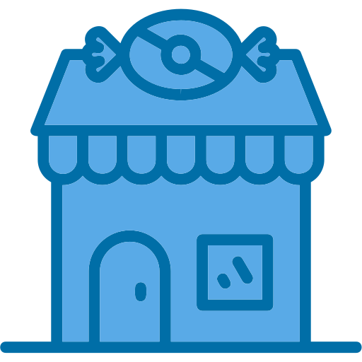 candy shop Generic Blue icon