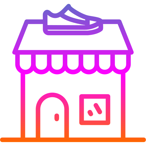 Обувной магазин Generic Gradient иконка