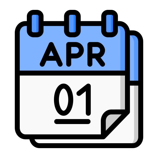 1 aprile Generic Outline Color icona