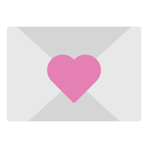 lettera d'amore Generic Flat icona