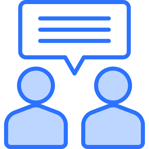 Discussion Generic Blue icon