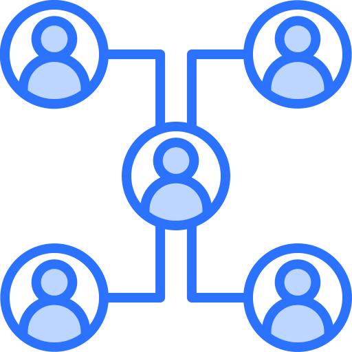 Organization Generic Blue icon