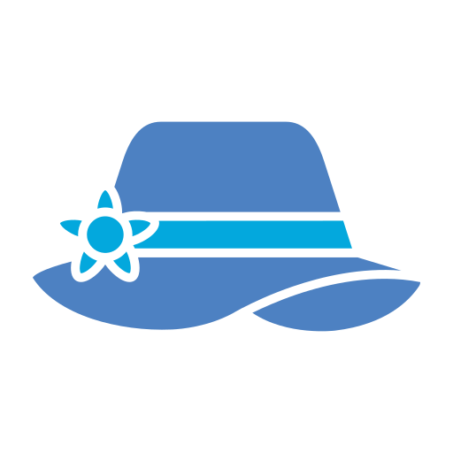 파멜라 모자 Generic Blue icon