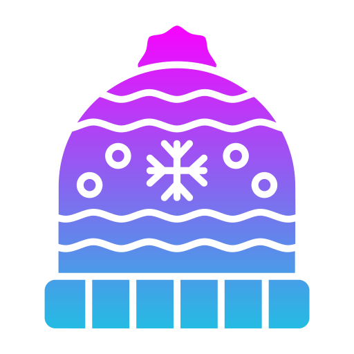 bonnet en tricot Generic Flat Gradient Icône