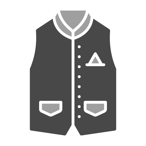 Waistcoat Generic Grey icon