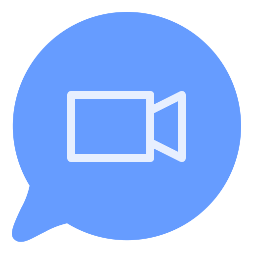 videollamada Generic Blue icono