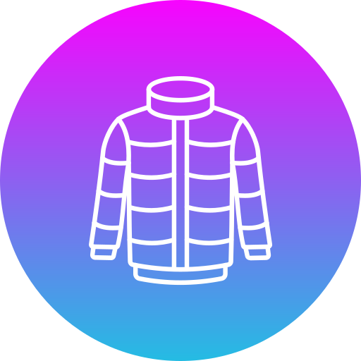 Зимняя куртка Generic Flat Gradient иконка