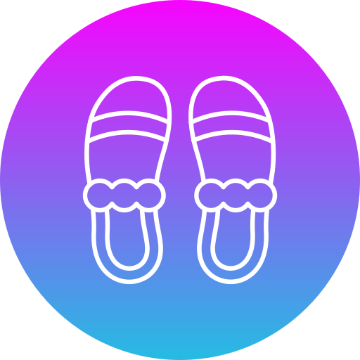 Домашняя обувь Generic Flat Gradient иконка