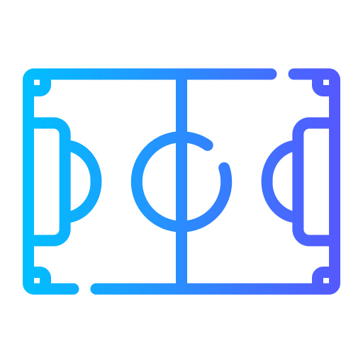 boisko do piłki nożnej Generic Gradient ikona