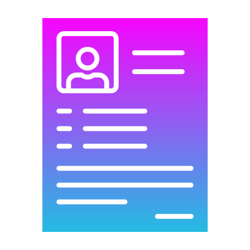 Curriculum vitae Generic Flat Gradient icon