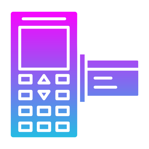 платежный терминал Generic Flat Gradient иконка