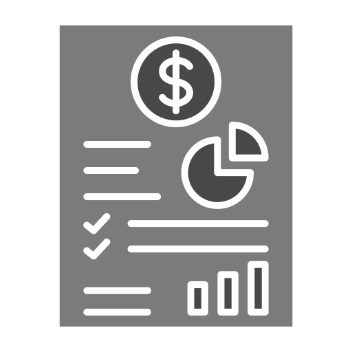 Business report Generic Grey icon