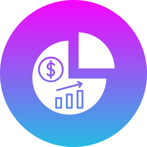 円グラフ Generic Flat Gradient icon