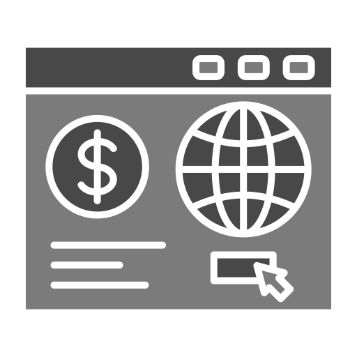 online business Generic Grey icoon
