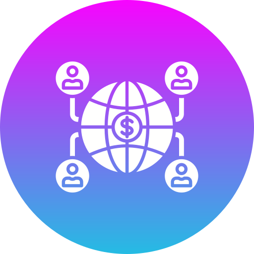 Global connection Generic Flat Gradient icon