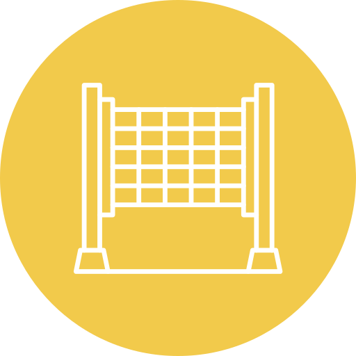 red de voleibol Generic Flat icono