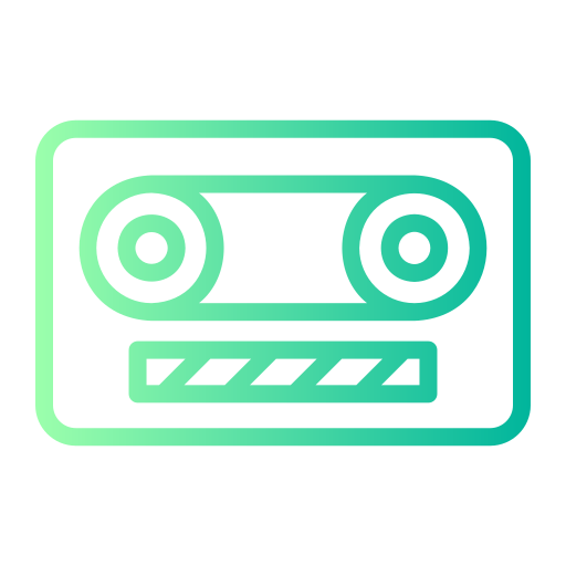 ビデオテープ Generic Gradient icon