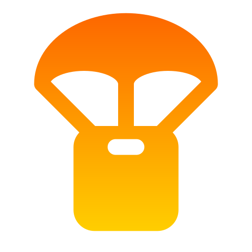 spadochron Generic Flat Gradient ikona