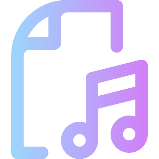 Music Super Basic Rounded Gradient icon