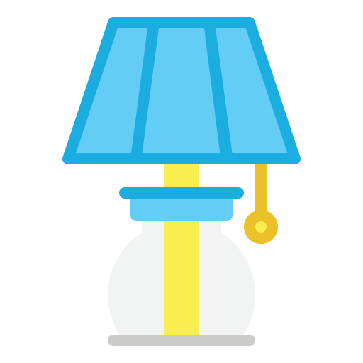 wystrój lampy Generic Flat ikona