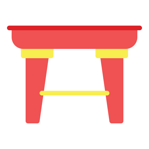 mesa auxiliar Generic Flat icono