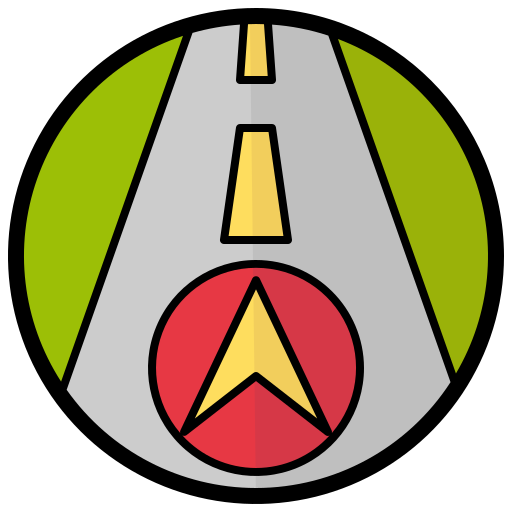 Navigation Generic Outline Color icon