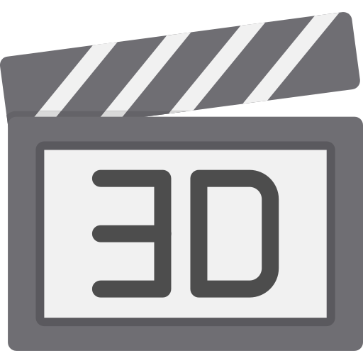 film 3d Generic Flat ikona