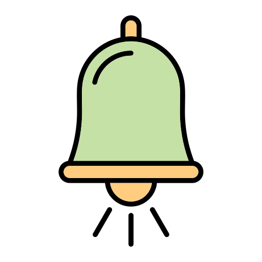 dzwonek alarmowy Generic Outline Color ikona