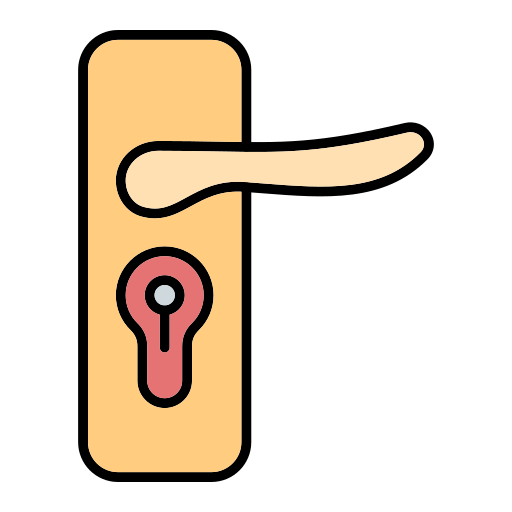 ドアロック Generic Outline Color icon