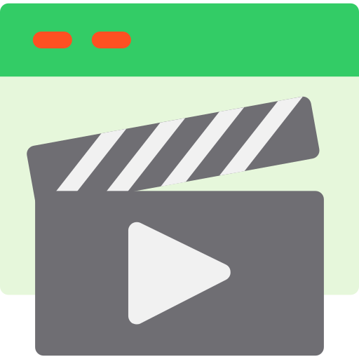 lettore video Generic Flat icona
