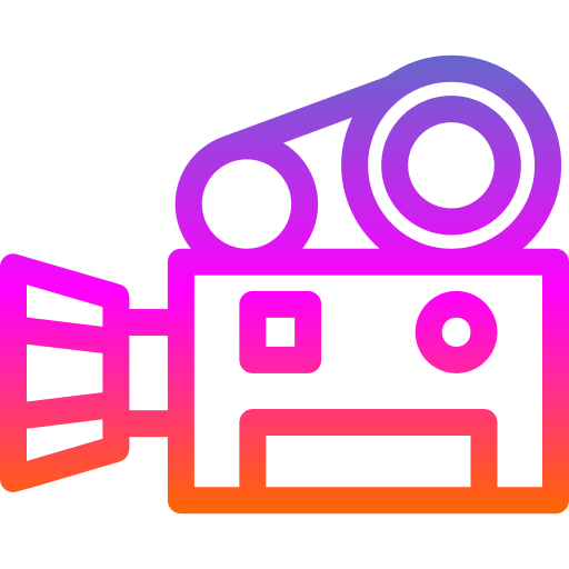 Видеокамера Generic Gradient иконка