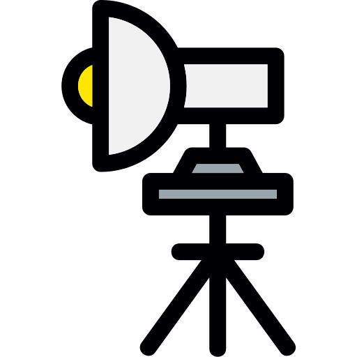 oświetlenie studyjne Generic Outline Color ikona