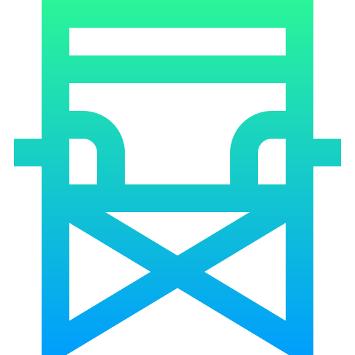 silla plegable Super Basic Straight Gradient icono