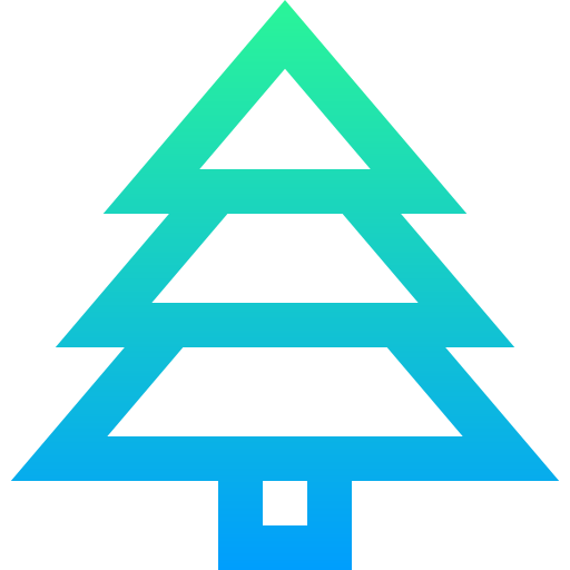 Pine tree Super Basic Straight Gradient icon