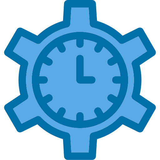 gestion du temps Generic Blue Icône