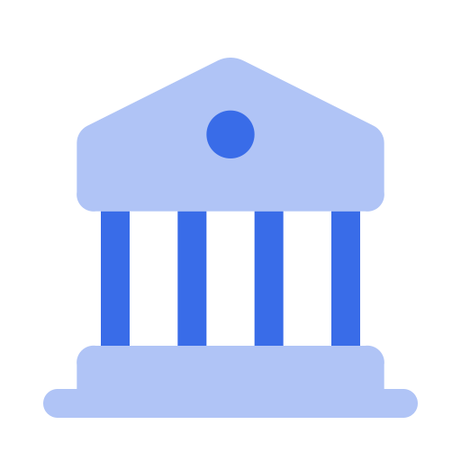 Bank Generic Blue icon