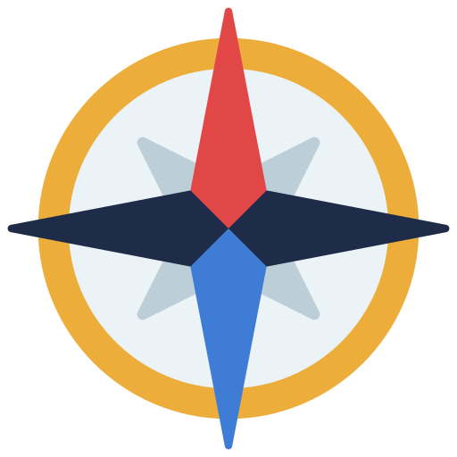kompass Juicy Fish Flat icon