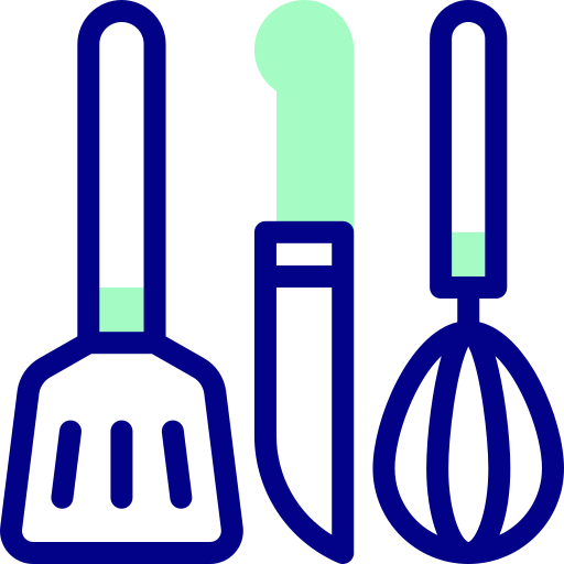 요리 도구 Detailed Mixed Lineal color icon