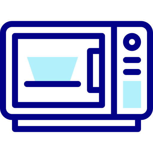 마이크로파 Detailed Mixed Lineal color icon
