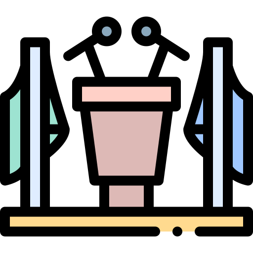 konferenz Detailed Rounded Lineal color icon