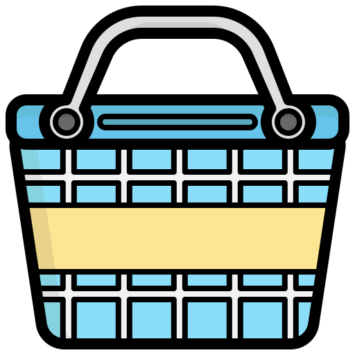 バスケット Generic Outline Color icon