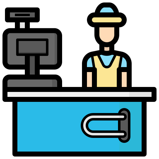 Clerk Generic Outline Color icon