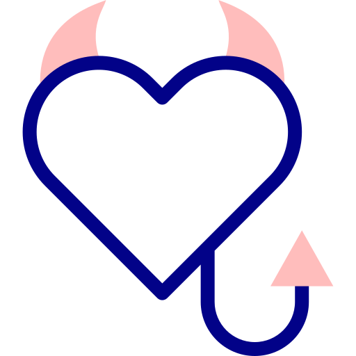 corazón Detailed Mixed Lineal color icono