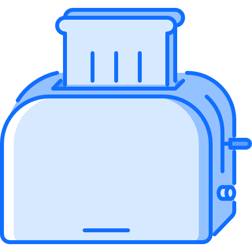 トースト Coloring Blue icon