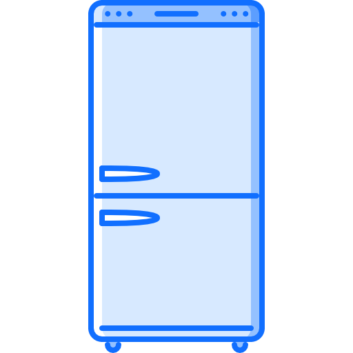 réfrigérateur Coloring Blue Icône