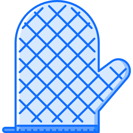 Mitten Coloring Blue icon