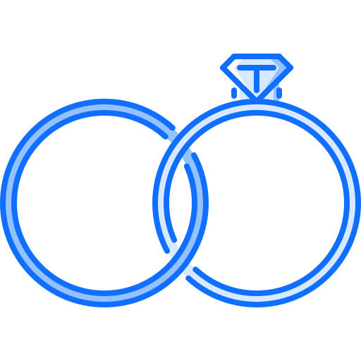 pierścienie Coloring Blue ikona
