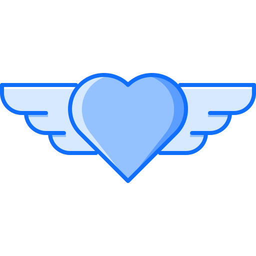 心臓 Coloring Blue icon