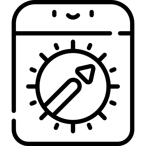 temporizador Kawaii Lineal icono
