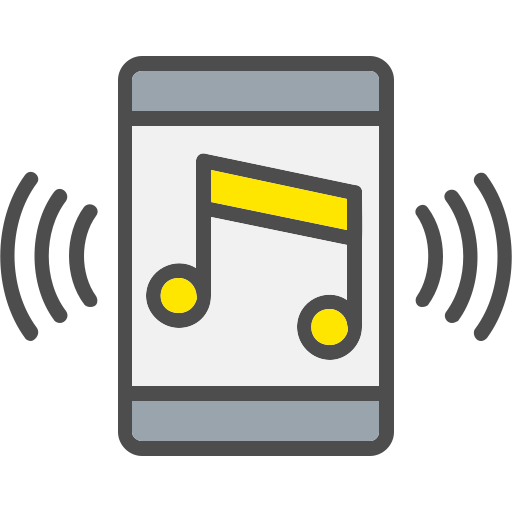 Music app Generic Outline Color icon